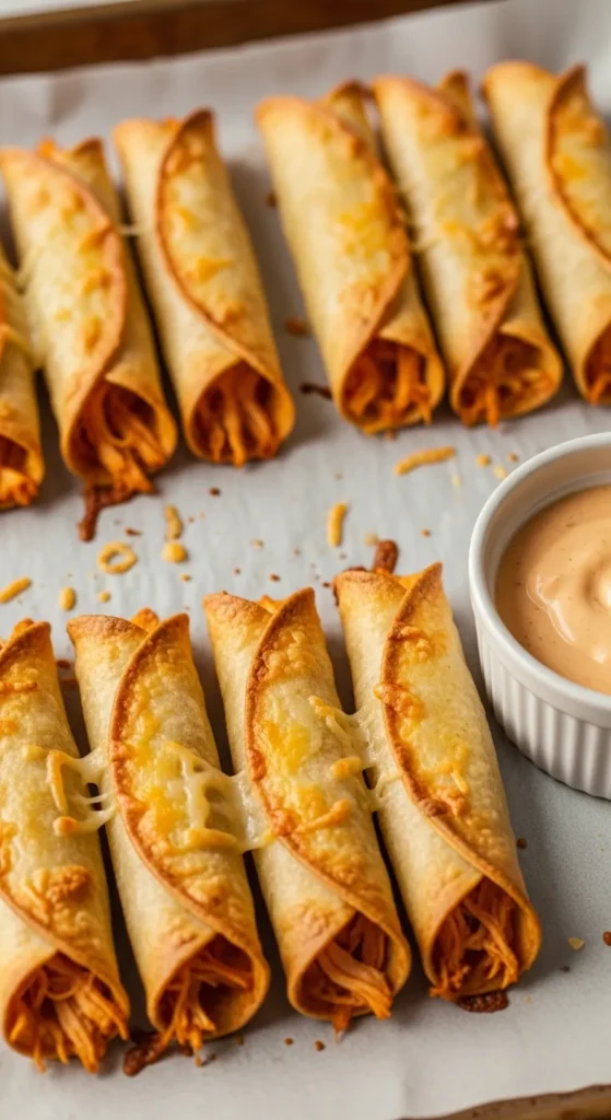 Baked Chicken Taquitos