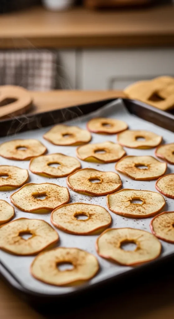 Baked Cinnamon Apple Chips