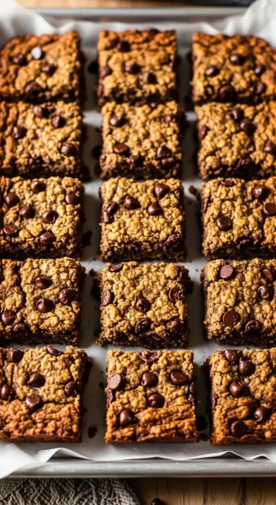 Baked Oatmeal Chocolate Squares