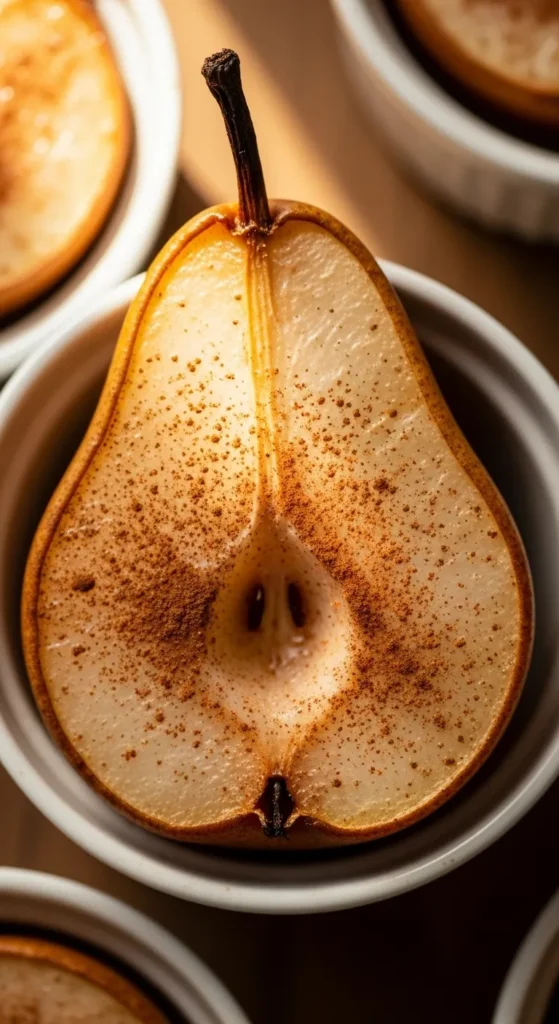 Baked Pear Cinnamon Cups