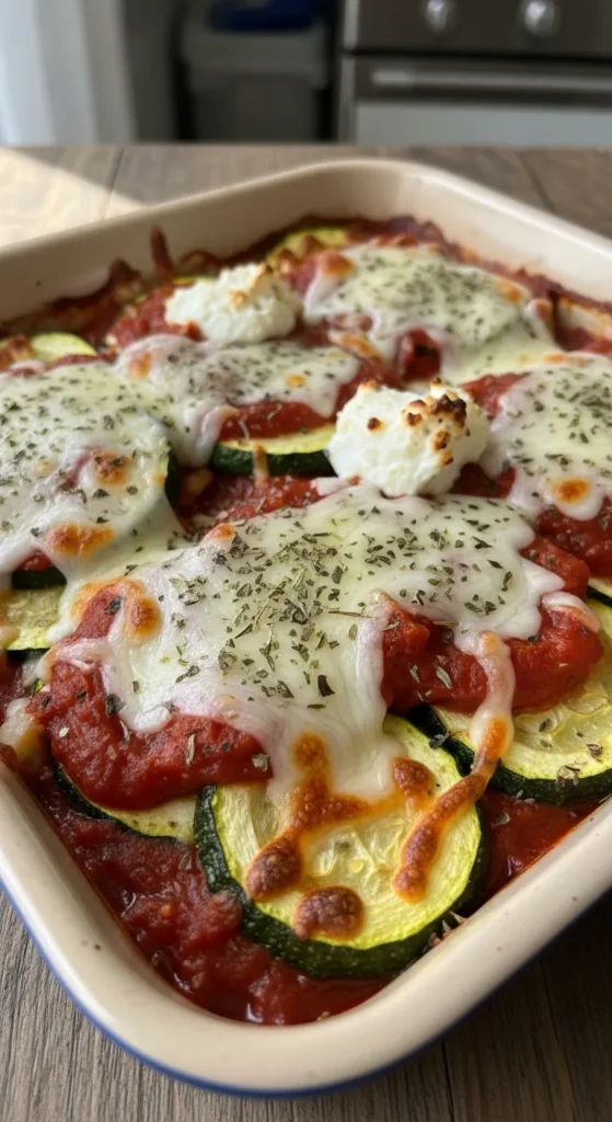Baked Zucchini Parmesan