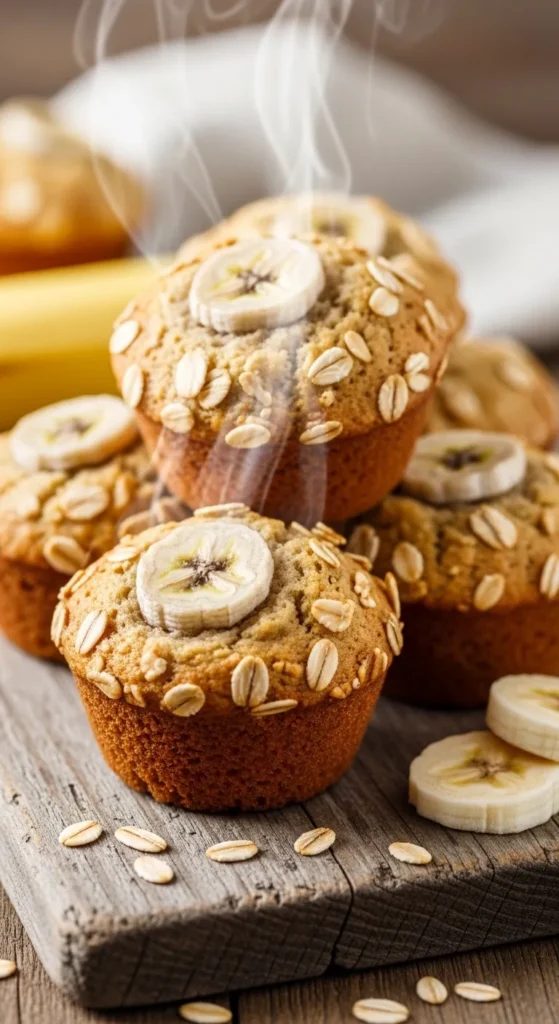 Banana Oat Muffins