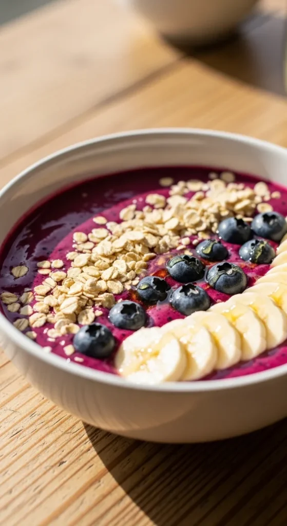 Banana Oat Smooth Snack Bowl