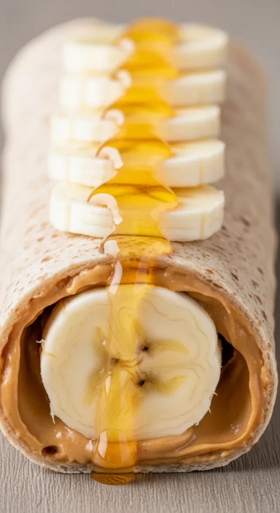 Banana & Peanut Butter Wraps