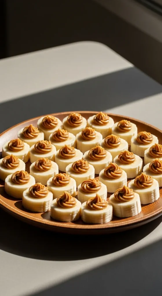 Banana and Peanut Butter Slices