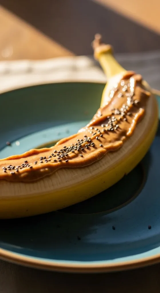 Banana with Almond Butter