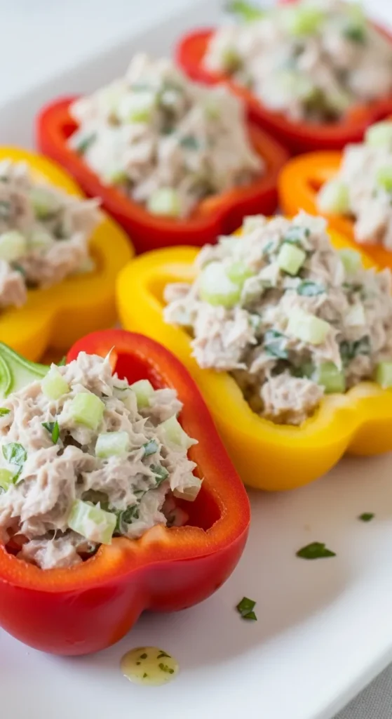  Bell Pepper Boats with Tuna