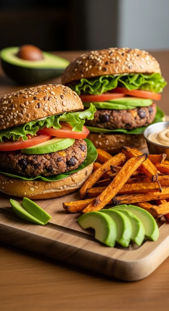 Black Bean and Quinoa Burgers