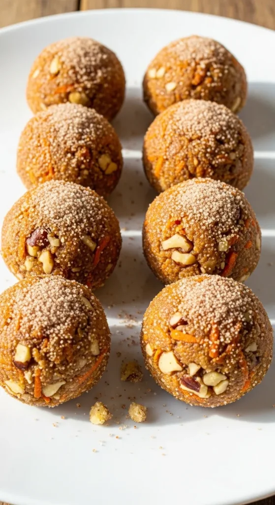 Carrot Cake Energy Bites