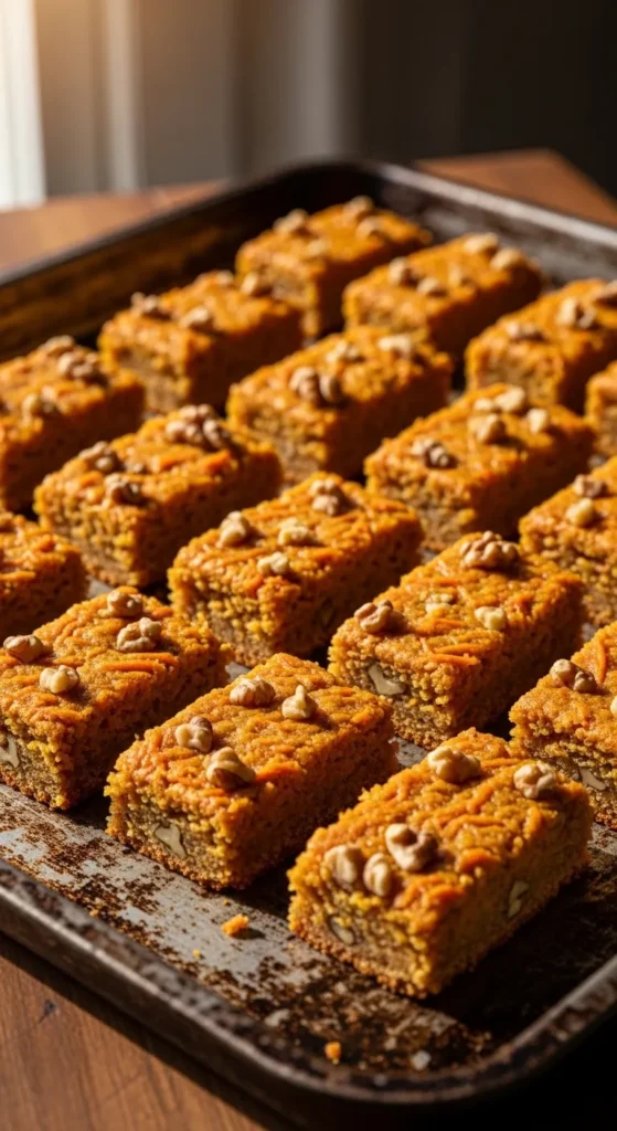 Carrot Cake Snack Bars