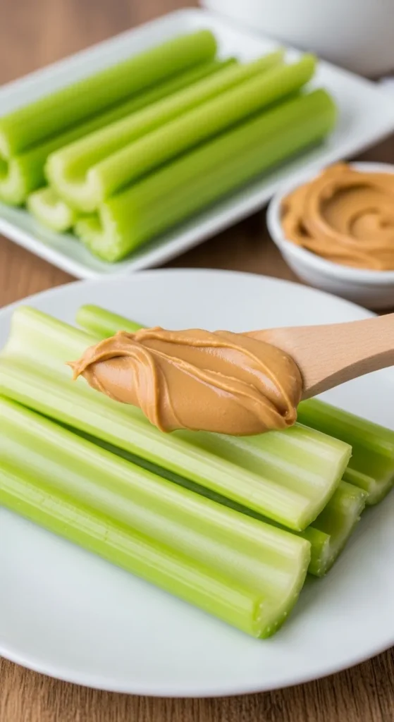 Celery Sticks with Peanut Butter