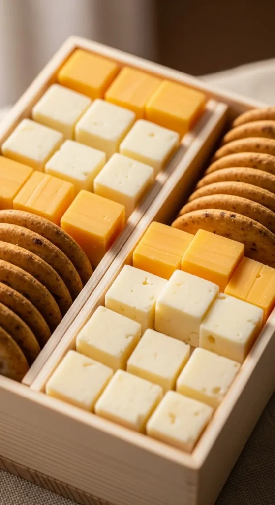 Cheese and Whole-Grain Crackers