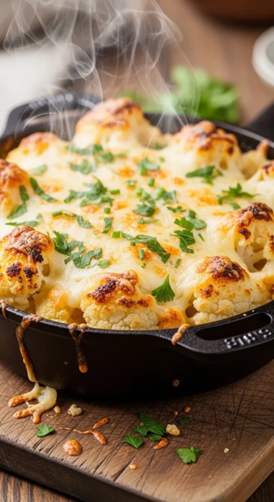 Cheesy Cauliflower Bake