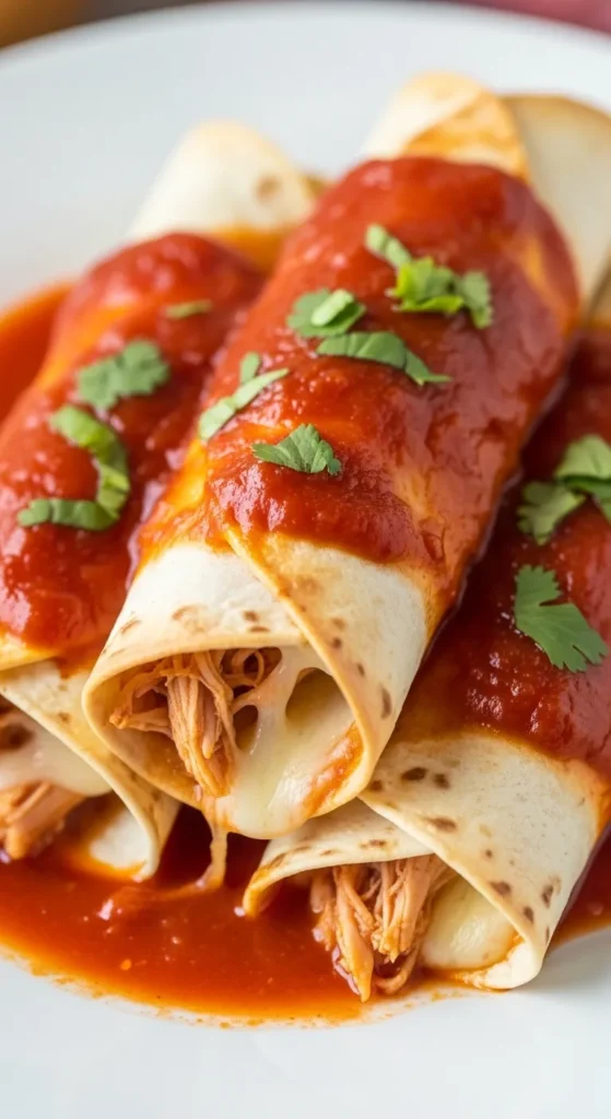 Cheesy Chicken Enchiladas