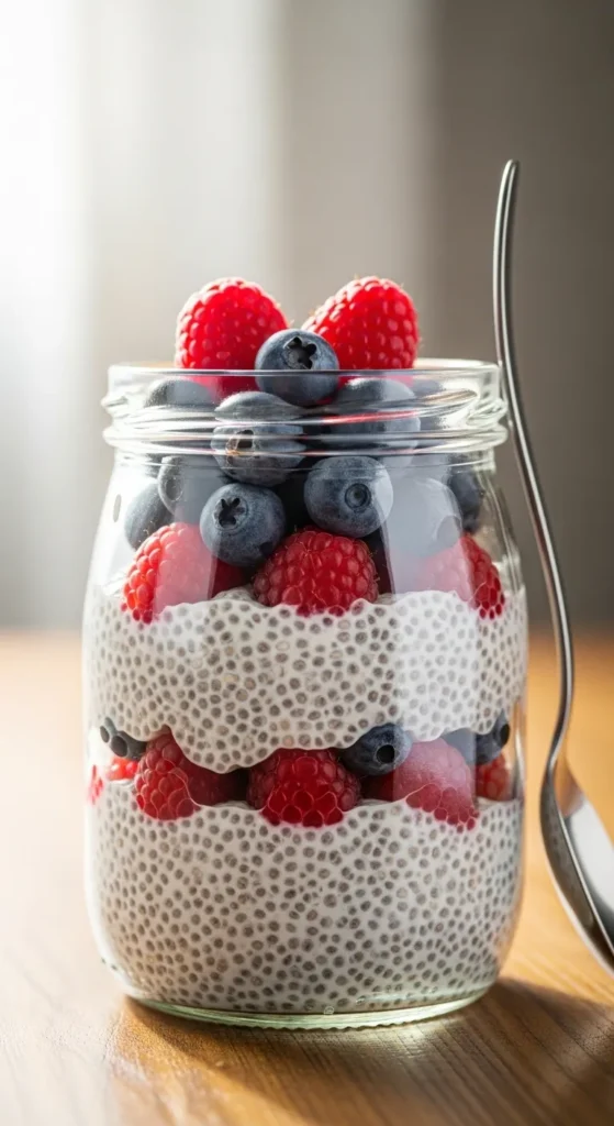 Chia Pudding with Berries