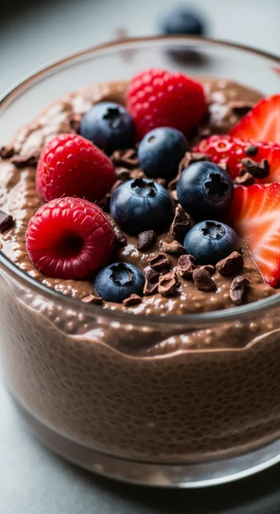 Chia Seed Chocolate Pudding