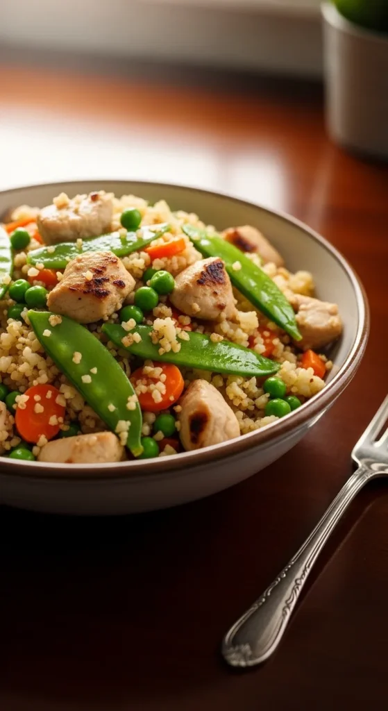 Chicken Fried “Cauliflower” Rice