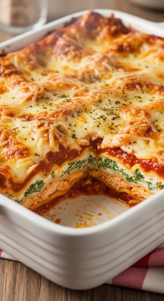 Chicken and Spinach Lasagna