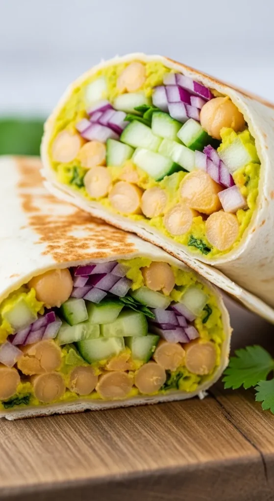 Chickpea Salad Wrap