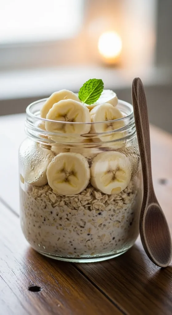 Chilled Overnight Oat Snack
