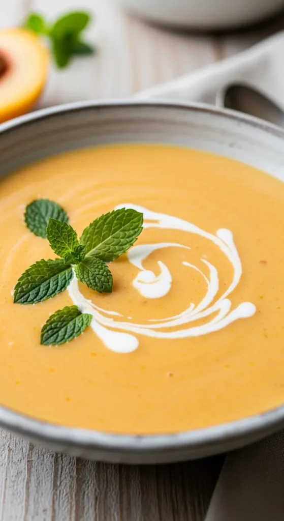 Chilled Peach Soup