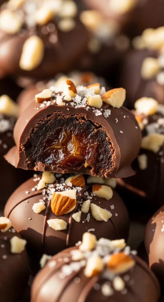 Chocolate Almond Date Bites