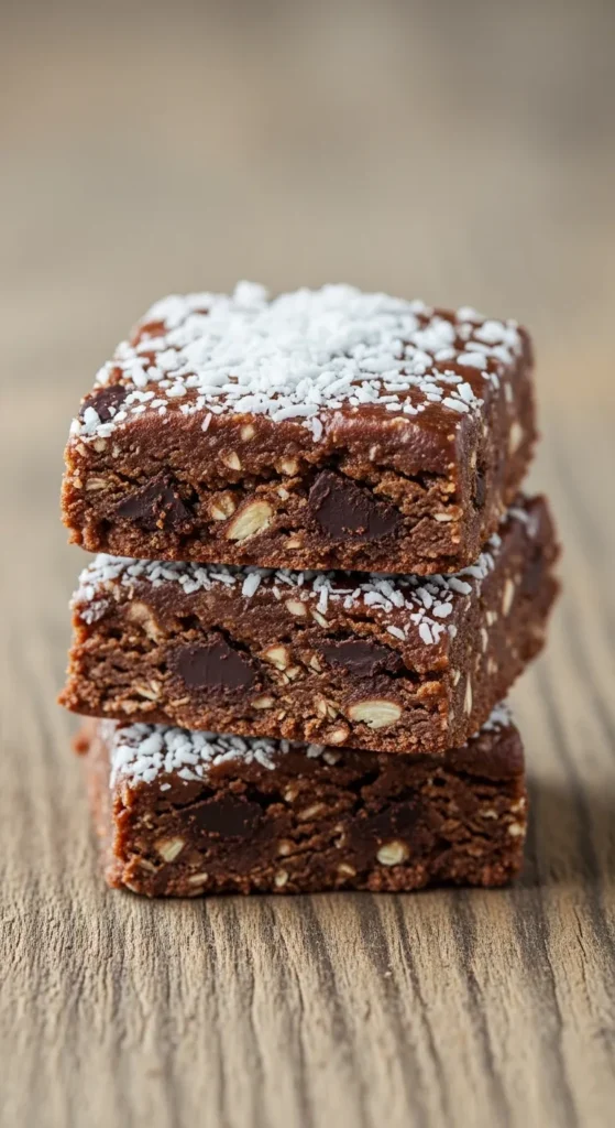  Chocolate Coconut Energy Bars