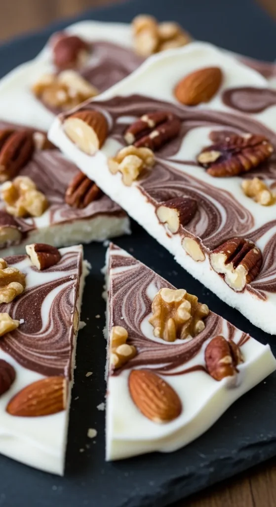 Chocolate Greek Yogurt Bark