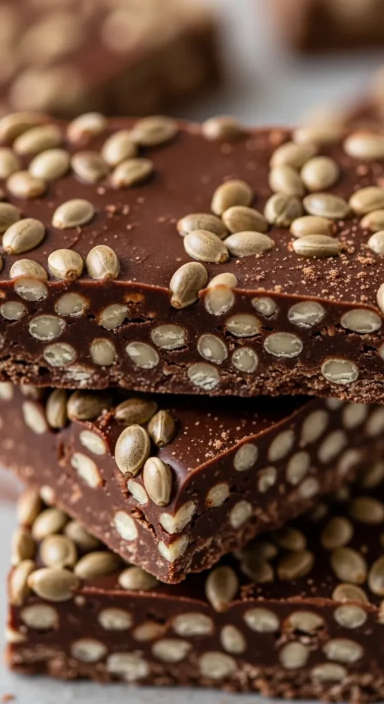 Chocolate Hemp Seed Bars