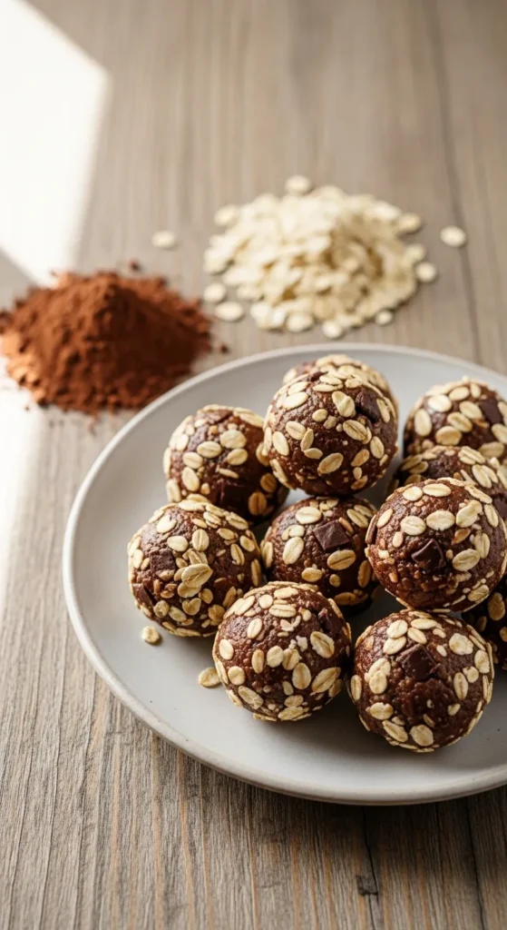 Chocolate Oat Energy Bites