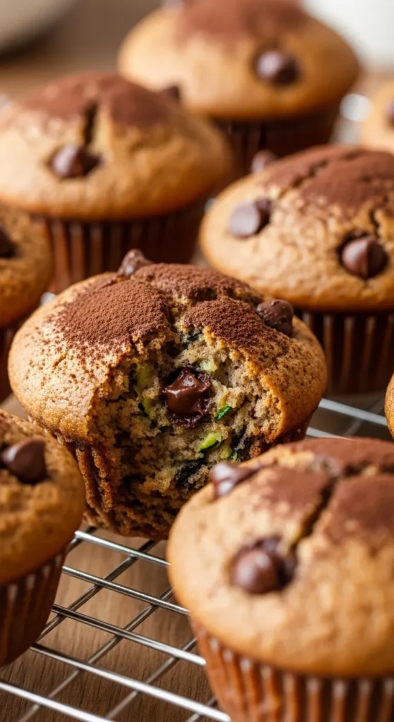 Chocolate Zucchini Muffins