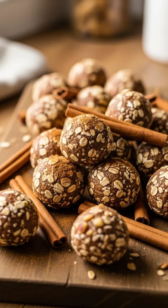 Cinnamon Oat Energy Bites