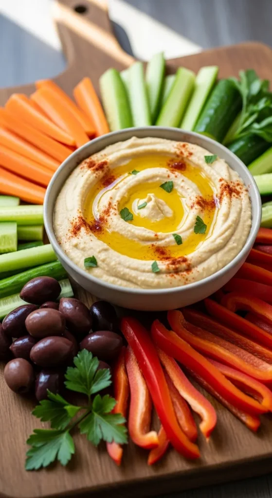 Classic Hummus with Veggie Sticks