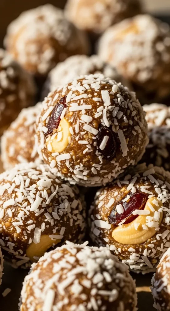 Coconut Cashew Energy Balls