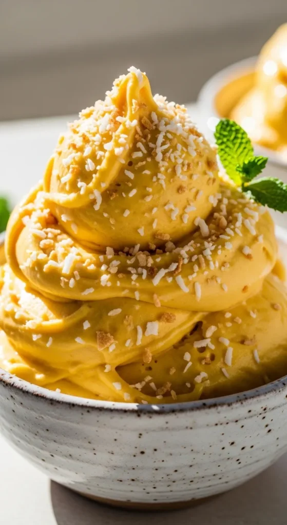 Coconut Mango Nice Cream