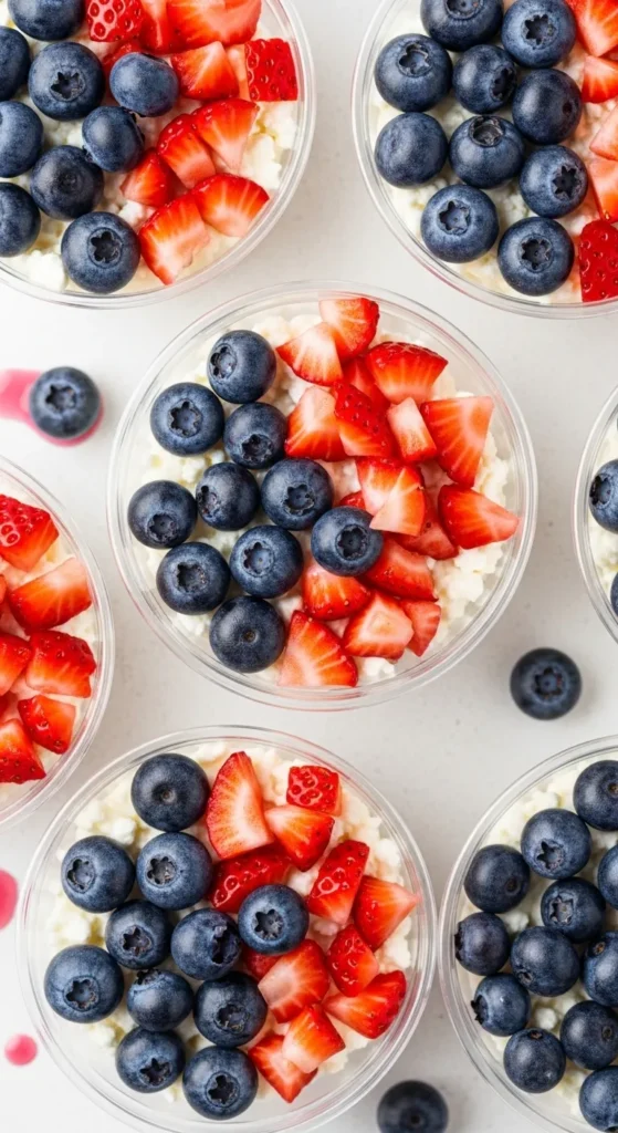 Cottage Cheese Cups with Fruit