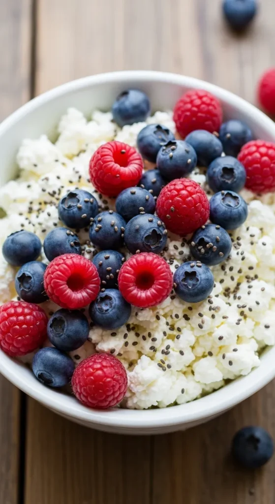 Cottage Cheese with Berries