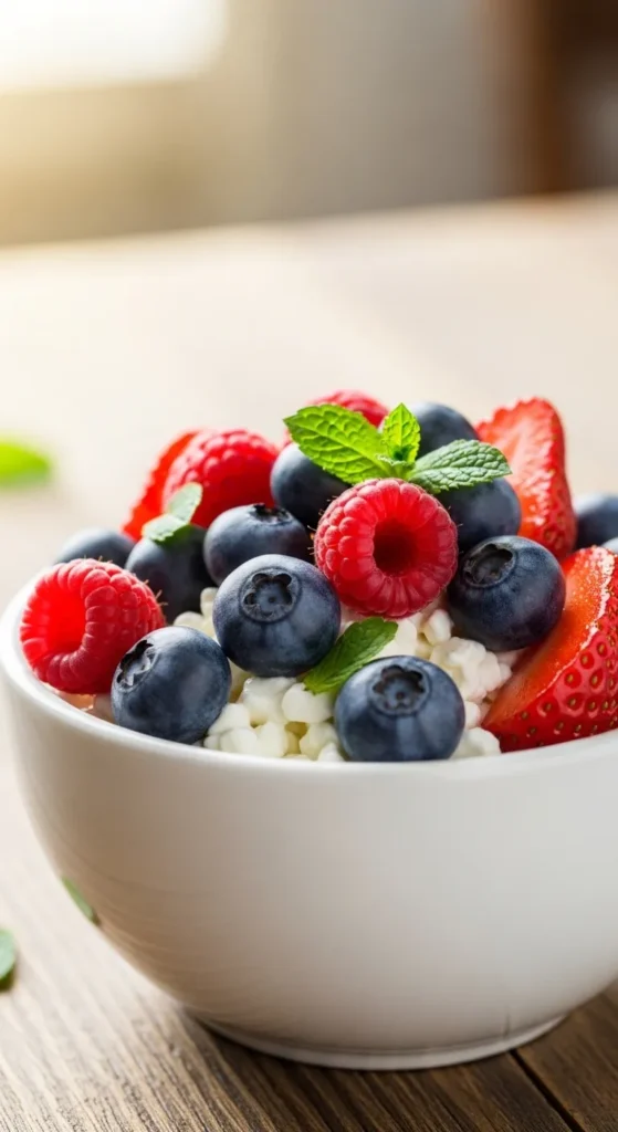Cottage Cheese with Berries