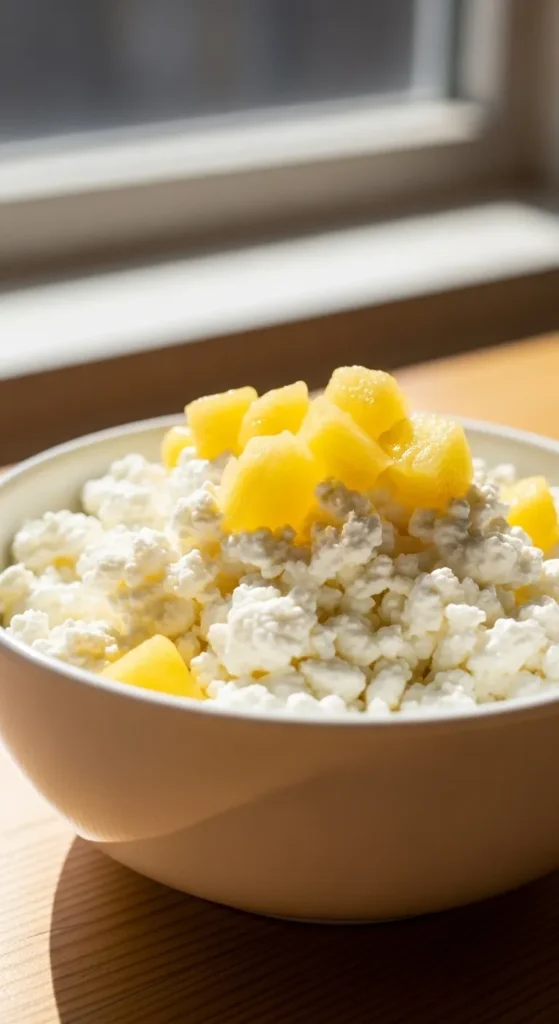 Cottage Cheese with Pineapple