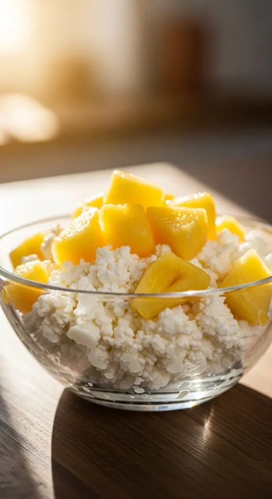 Cottage Cheese with Pineapple