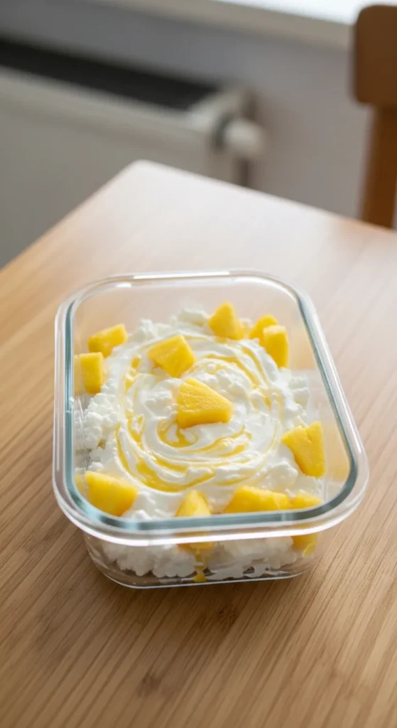 Cottage Cheese with Pineapple