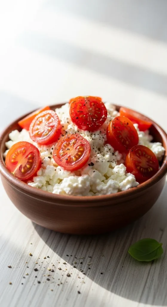 Cottage Cheese with Tomato