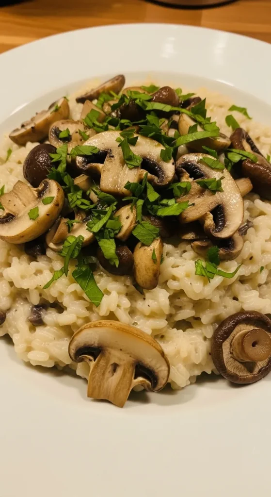 Creamy Mushroom Risotto