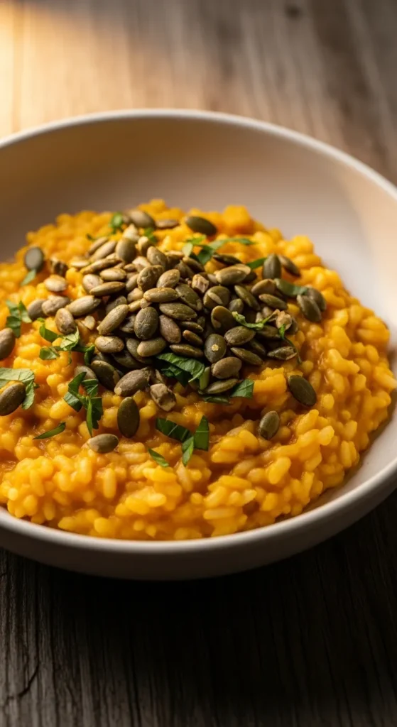 Creamy Pumpkin Risotto