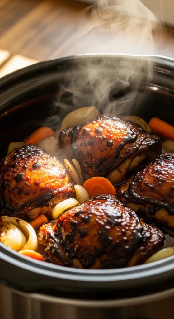 Crockpot Balsamic Chicken and Vegetables