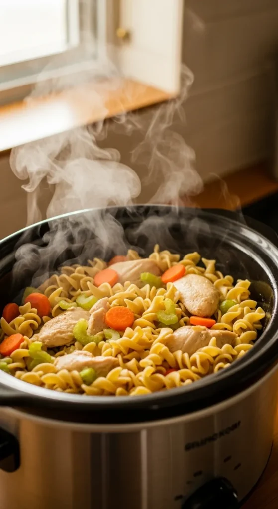 Crockpot Chicken Noodle Soup
