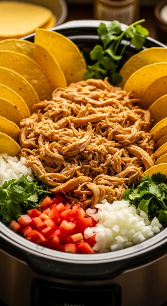 Crockpot Chicken Tacos