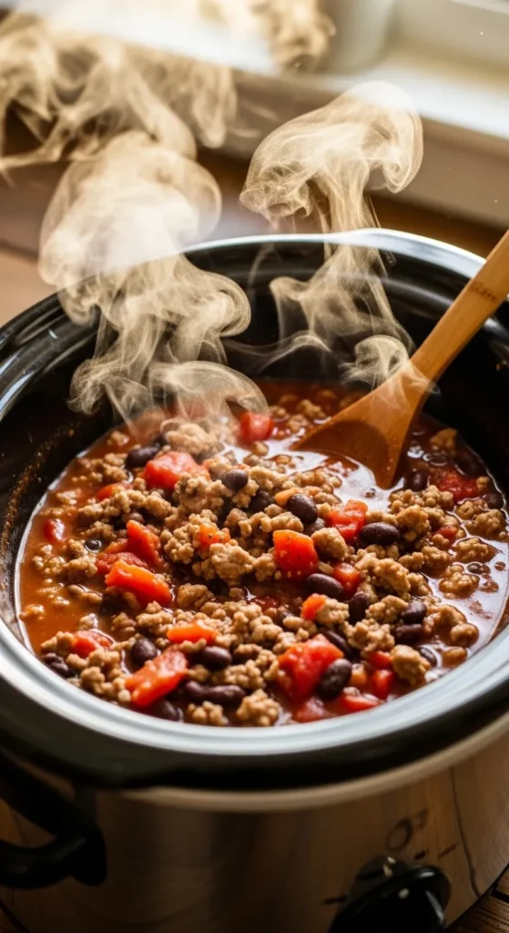 Crockpot Turkey Chili