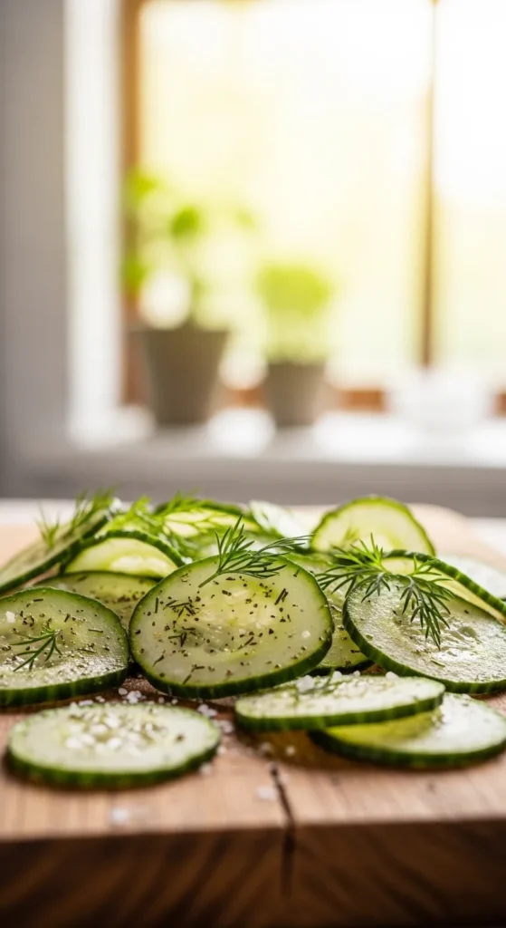 Crunchy Cucumber Chips