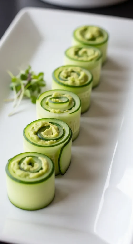 Cucumber & Avocado Rolls